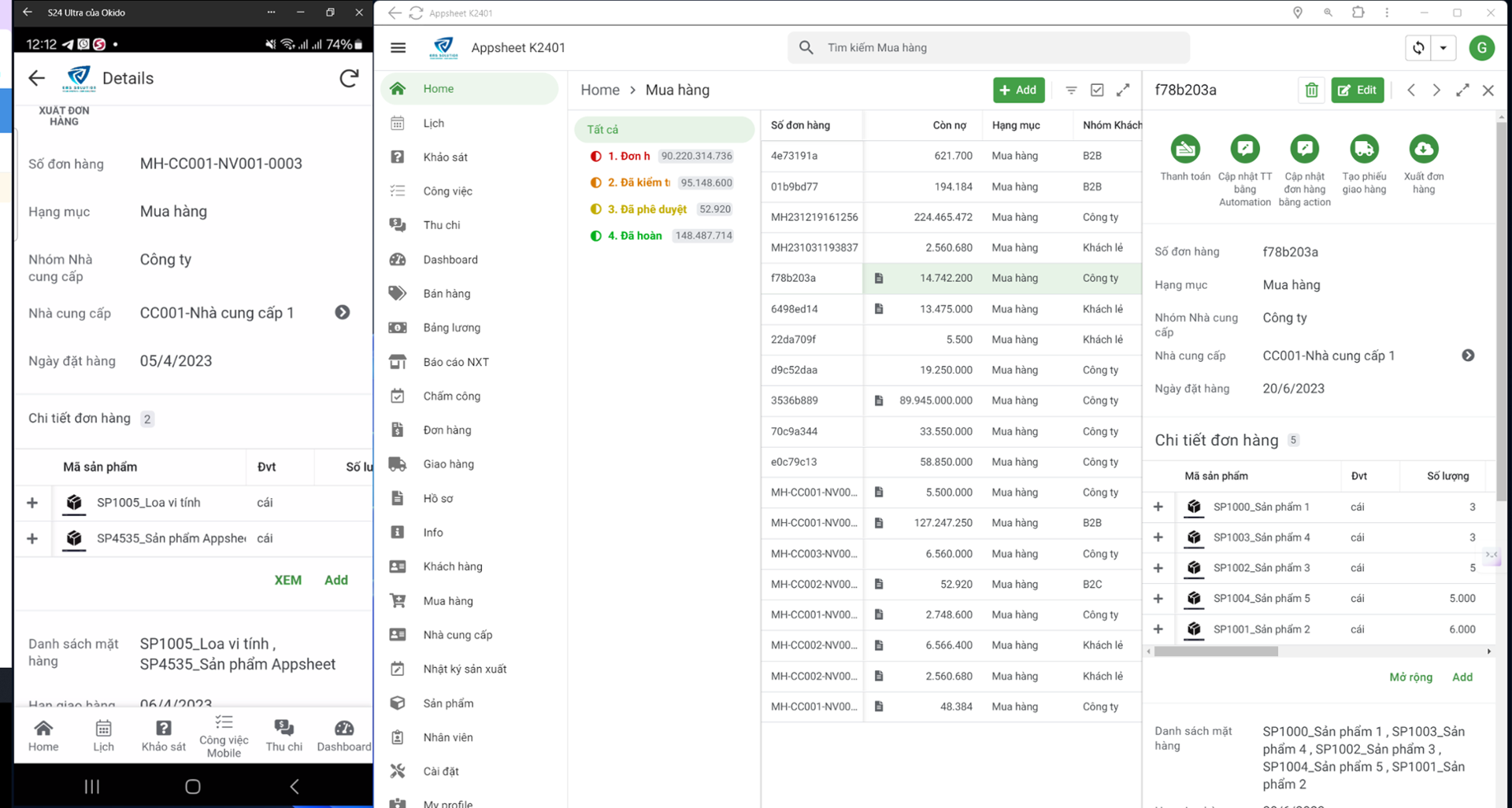 ỨNG DỤNG APPSHEET SỐ HÓA QUY TRÌNH QUẢN LÝ DOANH NGHIỆP | GPEMS